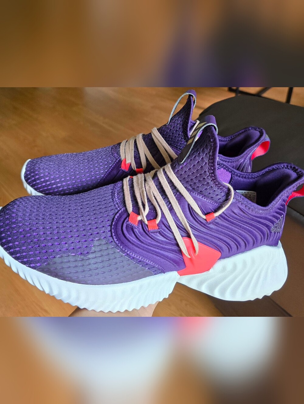 Sz 12 Men's ADIDAS ALPHABOUNCE INSTINCT CC 'Legend Purple'